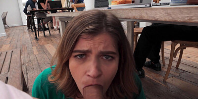 Nicole Rae is sucking big cock in POV