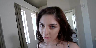 Keira Croft gags and chokes on veiny member POV