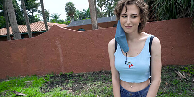 Tristan Summers is getting picked up outdoors