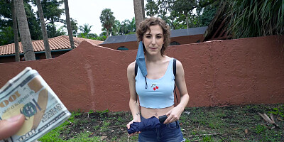 Tristan Summers is getting picked up outdoors