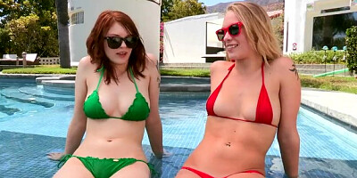Reality Kings - Hot lesbian sex by the pool