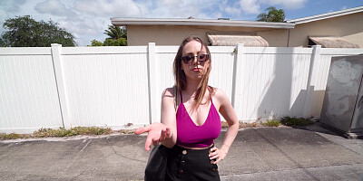 Jackie Huff is getting picked up on the street