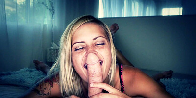 Teen Madison Hart makes a gorgeous blowjob