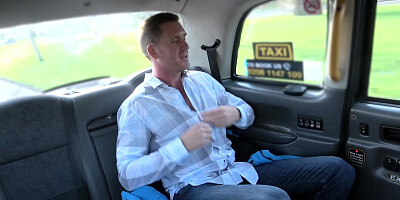 Female taxi driver makes her client cum