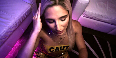 Abella Danger is sucking the big dick in POV