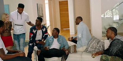 BLACKED Naughty Kali Roses Gets Passed Around By Six BBCs