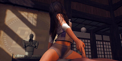 Femdom Face Sitting During Yoga Class