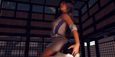 Femdom Face Sitting During Yoga Class