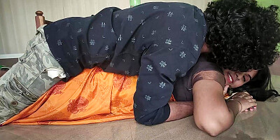 Vaishnavy and Sharun Raj hot long lip lock part 5, Indian couple hot saree lip lock with ass kiss romance, Mallu ass kiss