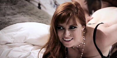 Penny Pax gets fucked doggystyle in front of her tied husband