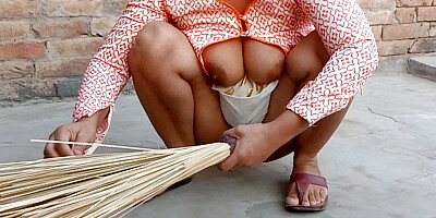 Lovely A Hot step sis cleaning house