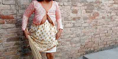 Lovely A Hot step sis cleaning house