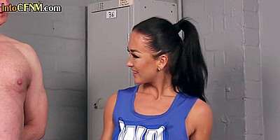 Cfnm Cheerleaders Fap Handcuffed Man In Lockerroom