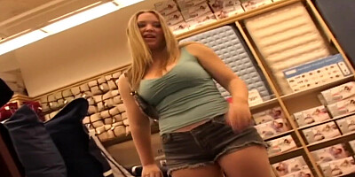 Cute Big Butt Blonde fucks Interracial Biggest cock!