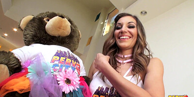 Latina Slut Gets Ass Hammered and Facial