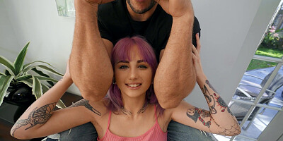 Little teen Val Steel and Jmac have fun