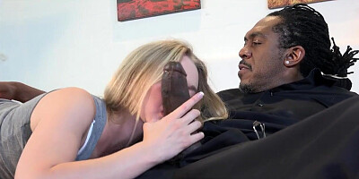 Riley takes a massive Black Cock in 4K