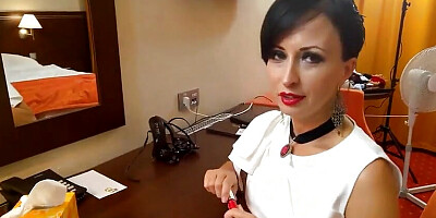 This particular video was recorded during my vacation trip in Torino, Italy. Big number of nylon stockings