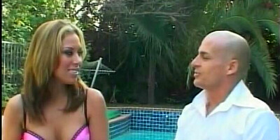 Latina teen Jen Luv pussy plowed and facialized at casting