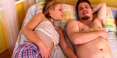 Slutty teen with round butt gets banged by big dick