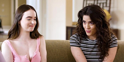 Step mommy'S GIRL - Hot Babe Hazel Moore Has 1st Time Lesbian Sex With MILF Siri Dahl & 2 Babysitters