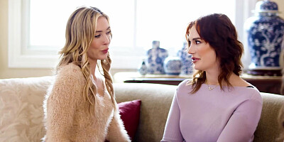 Step mommy'S GIRL - Hot Babe Hazel Moore Has 1st Time Lesbian Sex With MILF Siri Dahl & 2 Babysitters