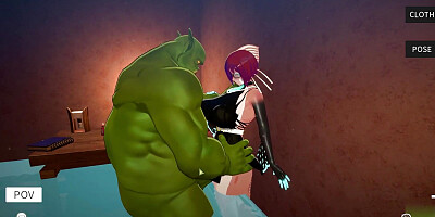 Ep16: Fucking Emma Like a Rag Doll (sex Pose 3) - Orc Massage