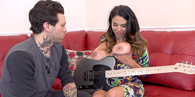 Missy Martinez gets her pussy tuned by her guitar instructor - BangConfessions