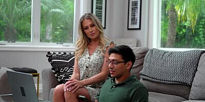 Accidental Dick Pic Exposes Max's Monster Cock to Sexy MILF Andi Avalon