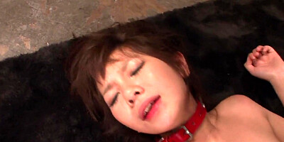 Threeway BDSM session with a tied up slut in prison by Asian Whores in Jail