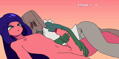 Touching The WIlly Of A FEMBOY!!! - Halloween Harem