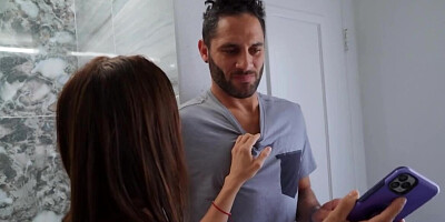 Damon Dice is caught spying on Alexis Fawx and tricked into sex