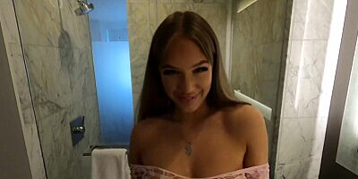 Sky Bri - Bathroom Sex & Creampie