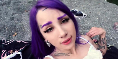 Self-isolated couple goes outside to have sex by the river