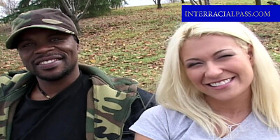 2 Big Black Cocks,1Hot Blonde, holes are filled!