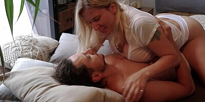 Relaxed And Sensual Sex With A Busty Wife