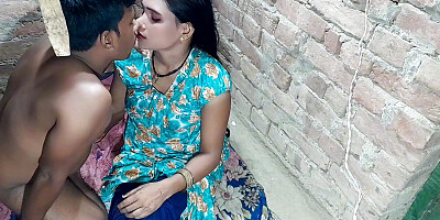 Sister-in-law',s hot sex with lip kiss with Hindi language