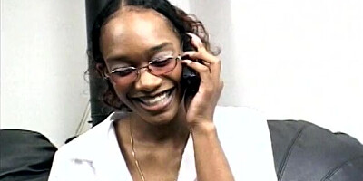 Round ass ebony slut gets pussy licked before hard anal sex