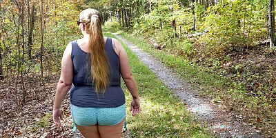 Walking outside and fucking in the middle of the road!