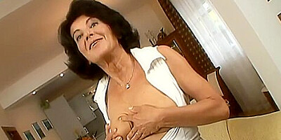 Beautiful Skinny Brunete Pov Granny