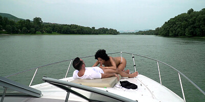 Stacy Bloom gives nice blowjob to Raul Costa