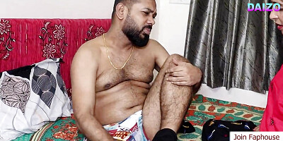 Desi Chudai Horney Bhabi blowjob and eating cum