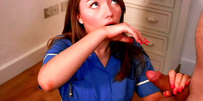 Teen Nurse Shows Off Her Oral Skills