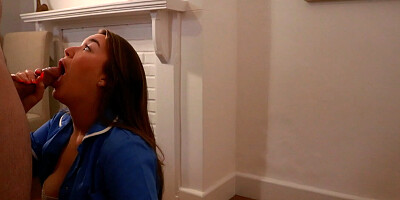 Teen Nurse Shows Off Her Oral Skills