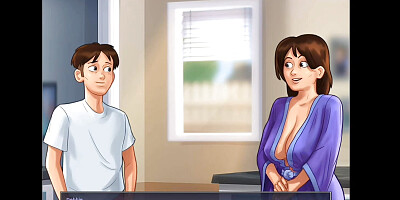 Summertime Saga Debbie all Sex scene