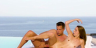 A Skinny Girl Actively Jumps On The Dick Of A New Acquaintance