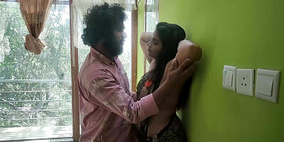 Vaishnavy Blouse less saree romance with Sharun raj, Hot saree romance with boobs suck, Mallu couple hot boobs suck, Desi bhabh