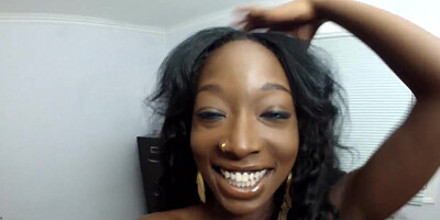 Taylor Starr in Taylor Starr Rubs One Out In The Office - RealBlackExposed