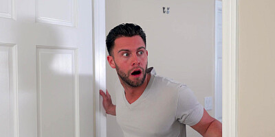 Aryana Adin caught the guy spying on her in the shower