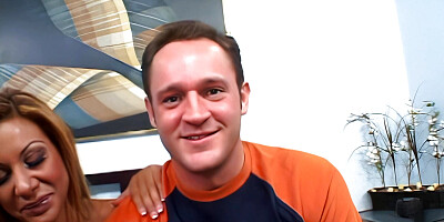 Cuckold: Beautiful brunette milf Dmi Delia fuck by Marco Banderas